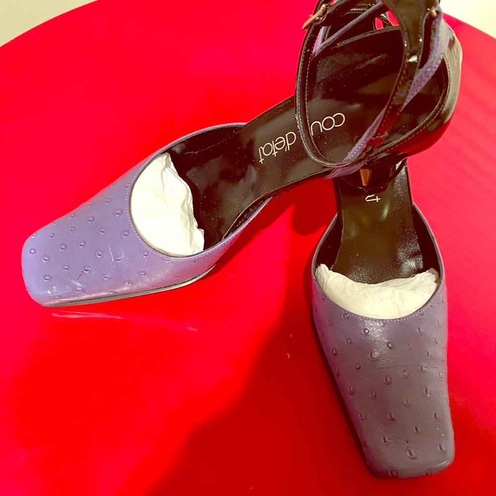 NWT Purple & Black Dressy Shoe